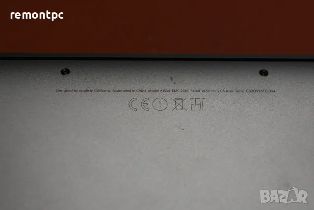 MacBook Retina A1534 8 GB RAM 512 GB SSD , снимка 8 - Лаптопи за работа - 56313710