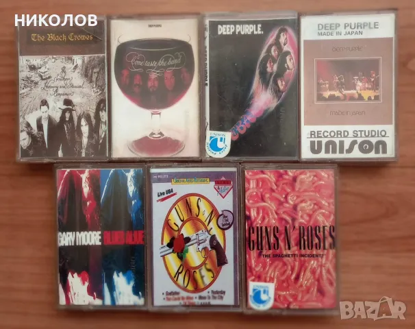 Рок касети на Унисон , снимка 7 - Аудио касети - 48981270