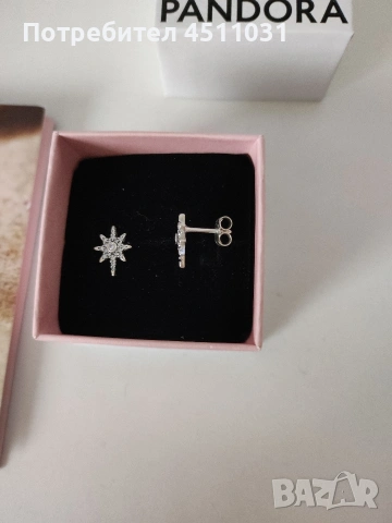 Обеци Пандора/Pandora , снимка 4 - Обеци - 53491202