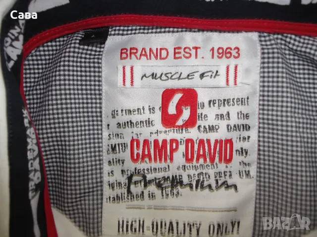 Риза CAMP DAVID   мъжки,Л, снимка 6 - Ризи - 33228718