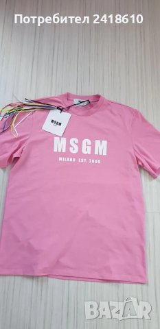 MSGM Milano  Oversize Cotton Womens Size XS НОВО! ОРИГИНАЛ! Дамска Tениска!, снимка 8 - Тениски - 50104351