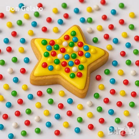 Цветни захарни перли за украса – Party микс, снимка 4 - Други - 51268448