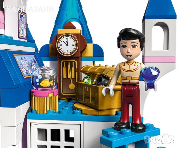 LEGO® Disney Princess™ 43206 - Замъкът на Пепеляшка и Чаровния принц, снимка 8 - Конструктори - 44336364