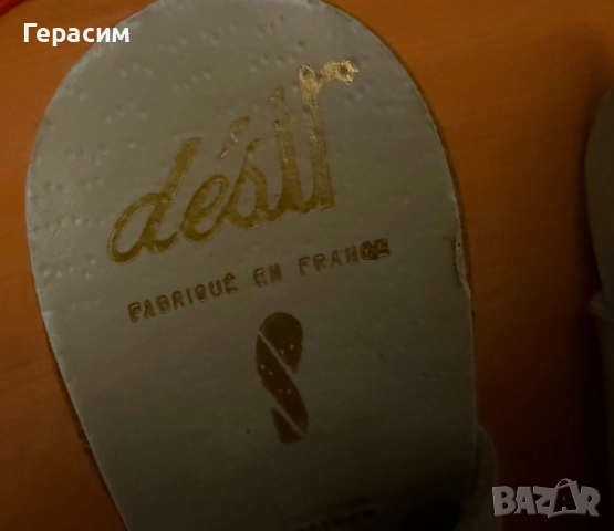 Чисто нови дамски италиански , английски кожени 38,39 ; 8 1/2 ;кожени чехли с лепка 38, снимка 10 - Дамски елегантни обувки - 49959499