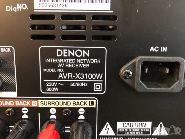 Denon AVR-X3100, снимка 16 - Ресийвъри, усилватели, смесителни пултове - 41665090