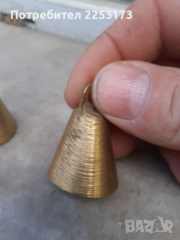 Малки месингови звънчета,нови,лот, снимка 2 - Декорация за дома - 36154223