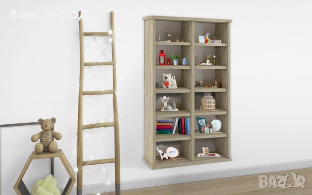 Стенна етажерка с 12 разделения