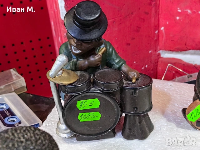 Керамични фигури на джаз музиканти , снимка 5 - Антикварни и старинни предмети - 53111206