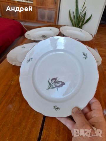 Стара порцеланова чиния,чинии #13, снимка 3 - Антикварни и старинни предмети - 34634220