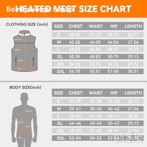 Нова Отопляема жилетка с 15 нагревателни зони и 3 температурни нива, снимка 5 - Други - 52134703