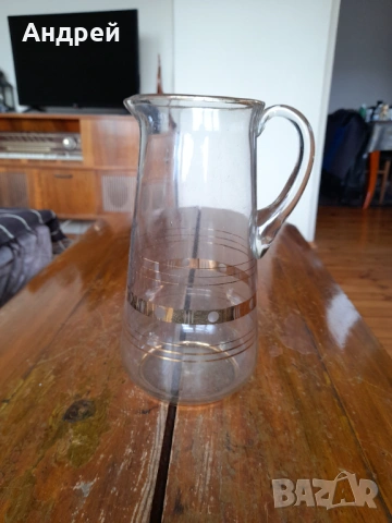 Стара стъклена кана,каничка #14