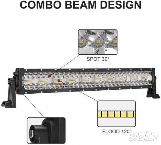 Лed bar  22"  390 W, снимка 2 - Аксесоари и консумативи - 34147172