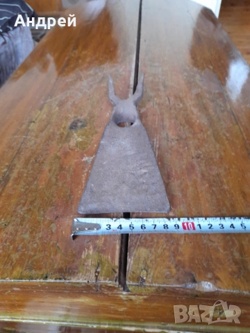 Старинна мотика,мотичка,прашулче #9, снимка 4 - Други ценни предмети - 53431138