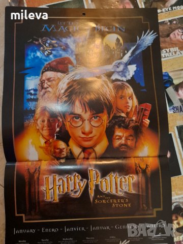 Плакат и календар на Harry Potter , снимка 5 - Колекции - 40857375