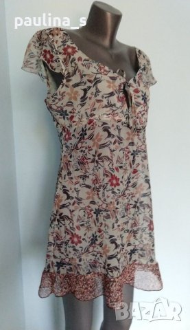 Копринена ефирна рокля "Vero moda" / голям размер 