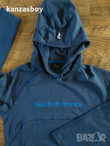peak performance will hood. - страхотно мъжко горнище КАТО НОВО , снимка 1 - Спортни дрехи, екипи - 34686289