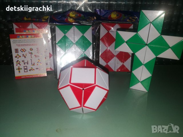 Магическа змия Рубик - магически пъзел, снимка 4 - Образователни игри - 38850993