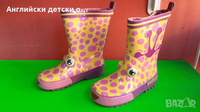 Английски детски гумени ботуши, снимка 2 - Детски боти и ботуши - 35842643