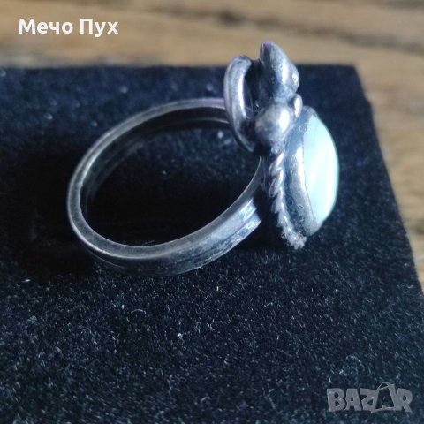 Стар сребърен пръстен (32), снимка 4 - Пръстени - 40539281