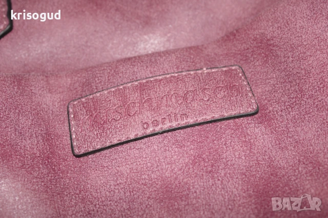 Оригинална дамска чанта Mischmasch Berlin, велур, снимка 5 - Чанти - 51195492
