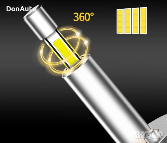 H1 LED крушки - 6000K, снимка 8 - Аксесоари и консумативи - 53135552