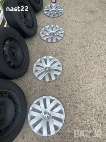 4бр.Джанти 15-ки с Гуми 185/65/15 5Х100 всесезонни Фолксваген , снимка 3 - Гуми и джанти - 49896779