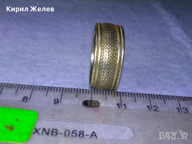 Стар ОРНАМЕНТИРАН СРЕБЪРЕН РЕТРО ПРЪСТЕН ОКСИДИРАНО СРЕБРО 925 МАЙСТОРСКА ИЗРАБОТКА Тип ХАЛКА 40622, снимка 6 - Антикварни и старинни предмети - 42646410