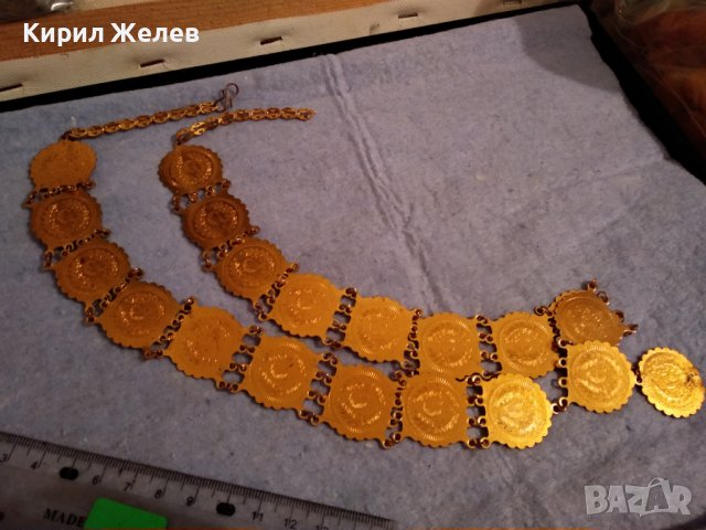 БУДИСТКА ТИБЕТСКА РЯДКА КОЛЕКЦИОНЕРСКА ПОЗЛАТЕНА ТРАДИЦИОННА ОГЪРЛИЦА от БЛАГОРОДНА СТОМАНА 8392, снимка 5 - Антикварни и старинни предмети - 40392449