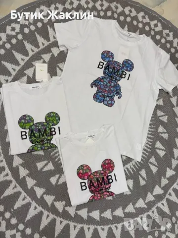 Дамска тениска с мече, снимка 1