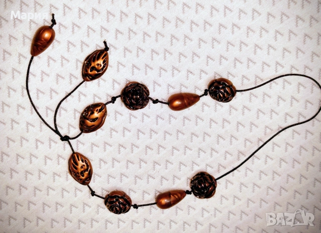 Гердан с рози, снимка 3 - Колиета, медальони, синджири - 53738096