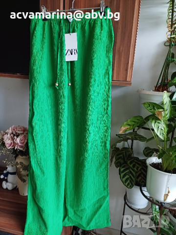  нов зелен панталон на Zara