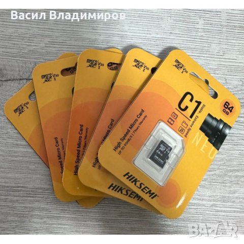 10бр. Карта Памет - Memory Card 64GB, снимка 1 - Карти памет - 41163915