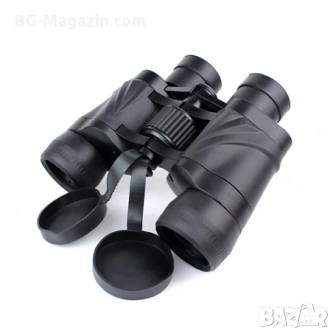 Мощен туристически бинокъл Barste 50X50 за лов риболов наблюдения на птици животни къмпинг природа, снимка 13 - Екипировка - 50930469