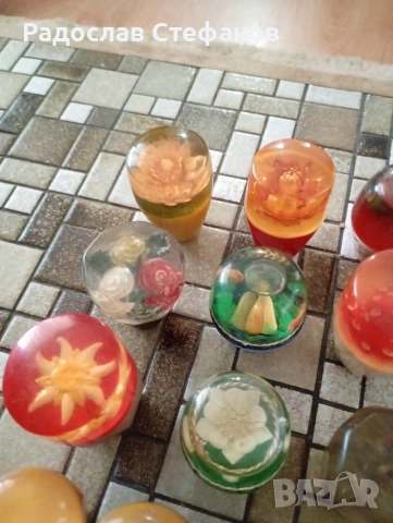 Ретро топки за скоростен лост, снимка 6 - Антикварни и старинни предмети - 53857397