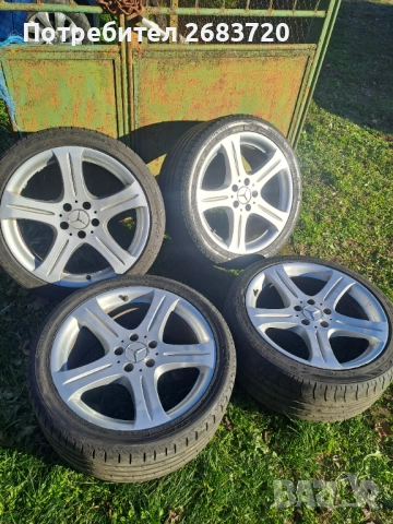 Летни джанти 18 за Mercedes със гуми 2 те 265/35R18 другите 245/40R18 
