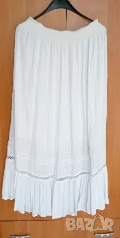 Дълга бяла пола Esprit , снимка 2 - Поли - 47521252