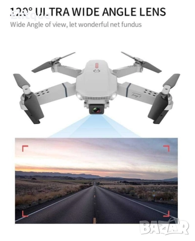Дрон, 4k HD двойна камера, снимка 12 - Дронове и аксесоари - 52800139