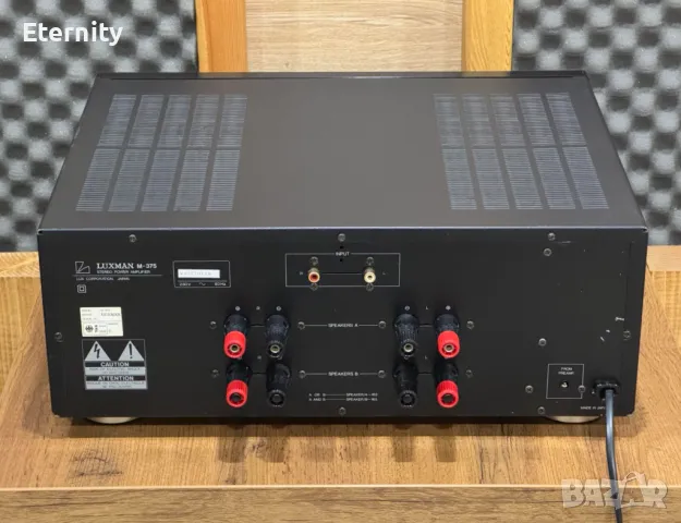 Luxman M375 / Крайно стъпало Power Amp, снимка 6 - Ресийвъри, усилватели, смесителни пултове - 49184384