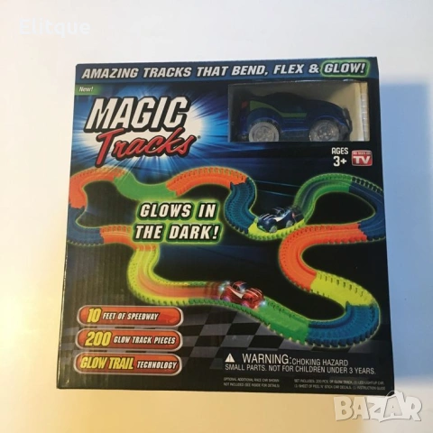 Magic Tracks – Детска светеща писта (220 части) 🚗