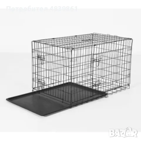 Клетка за куче XL - 107 x 68.5 x 77 cm - 14,5 кг, снимка 2 - За кучета - 55780095