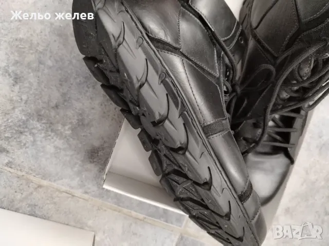 Мъжки, кожени, боти, 44номер, снимка 4 - Ежедневни обувки - 49938310