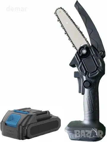 Мини моторен трион 10 см, безжичен моторен трион, електрически ръчен моторен трион