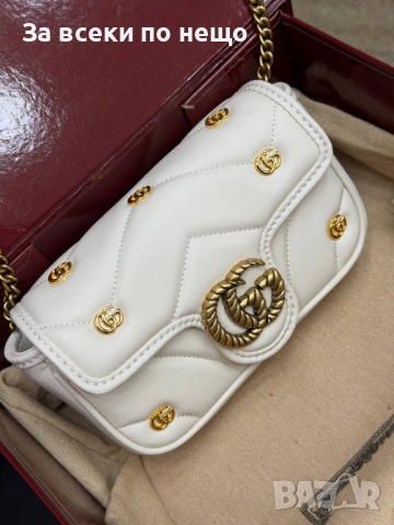 Gucci Дамска Чанта Естествена Кожа Гучи - Различни Цветове Код SK997, снимка 2 - Чанти - 53741803