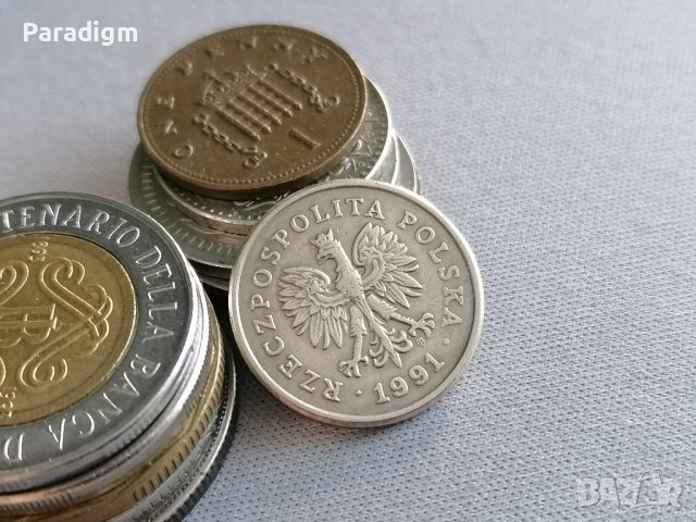 Монета - Полша - 50 гроша | 1991г., снимка 2 - Нумизматика и бонистика - 40524916