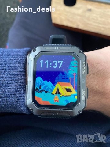 Нов Интелигентен военен часовник за мъже iOS Android циферблати за повиквания Подарък, снимка 10 - Мъжки - 42234623