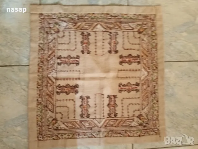 каре ленена панама 52/52, снимка 2 - Декорация за дома - 47535746