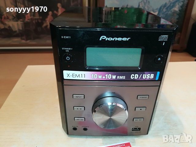 PIONEER X-EM11 USB/CD/TUNER/AMPLIFIER 0504221011, снимка 2 - Аудиосистеми - 36348987