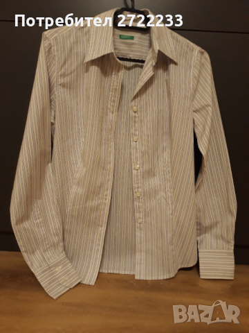 Benetton Дамска риза , снимка 4 - Ризи - 36222778
