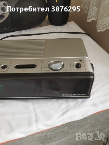 радио часовник будилник Panasonic 