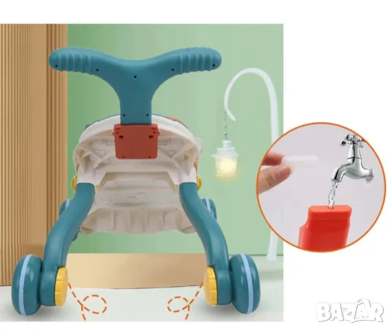 2 в 1 Уокър- проходилка и интерактивна масичка, снимка 6 - Проходилки - 50055190